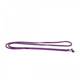Łańcuszek do okularów metalowy - fioletowy ciemny